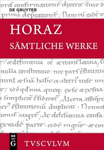 Sämtliche Werke: Lateinisch - deutsch (Sammlung Tusculum) von Walter de Gruyter
